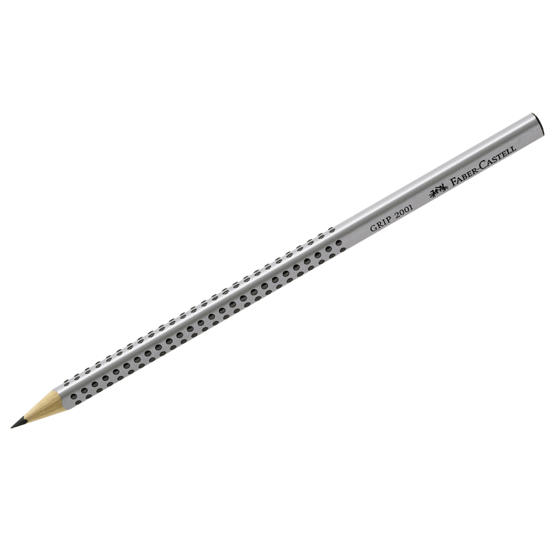 Карандаш ч/г Faber-Castell "Grip 2001" НB, трехгранный, заточенный, 1/12, 117000, 286153