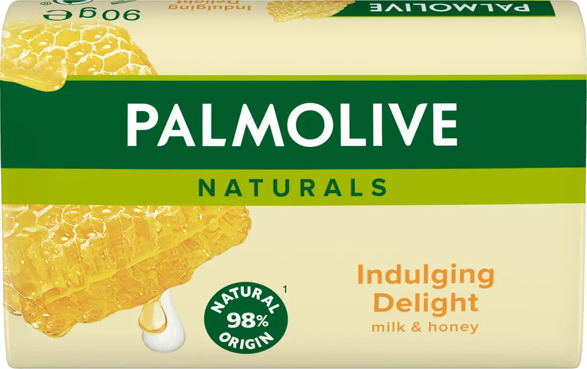 Мыло туалетное "Палмолив (Palmolive)" Мед и молоко 90гр, 1/6/12, 391609