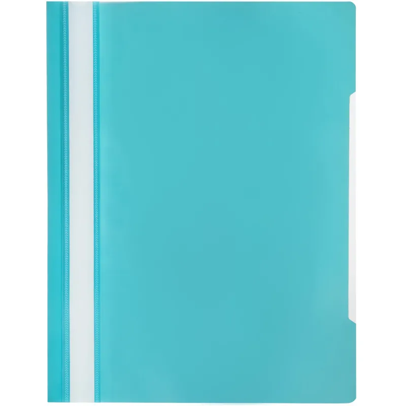 Папка-скоросшиватель пластик А4 Attache Элементари 150/180мкм, бирюзовая, 1/10, 1547359