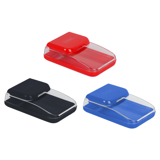 Скрепочница магнитная Hatber квадратная, ассорти, 051974