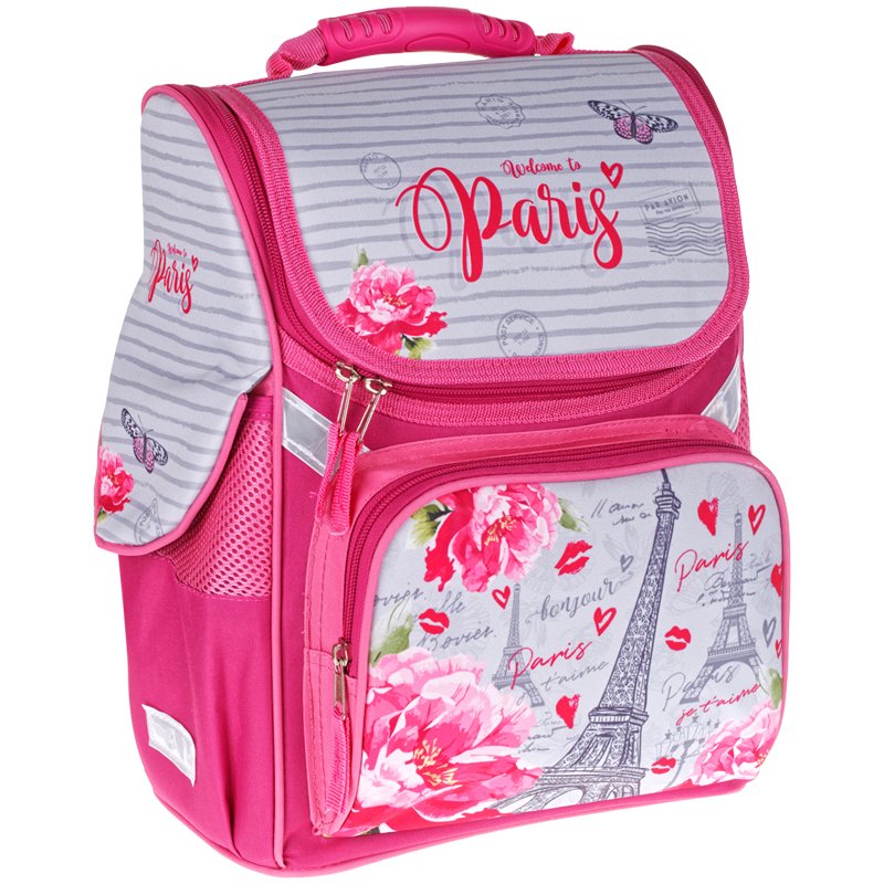 Ранец ArtSpace Junior "Paris" 37*28*21см, 1 отделение, 3 кармана, анатомическая спинка, 291161