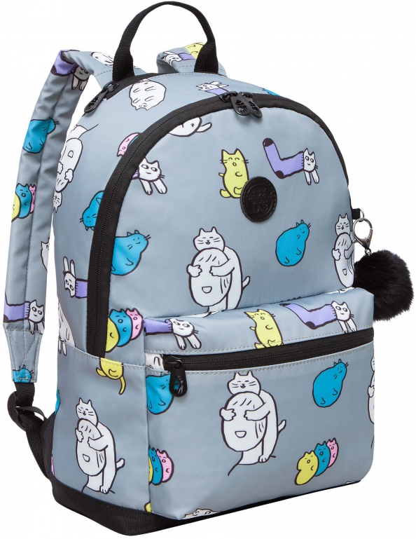 Рюкзак Grizzly 26*38*12см, каваи-котики, RXL-323-6/1, 27421, 396078
