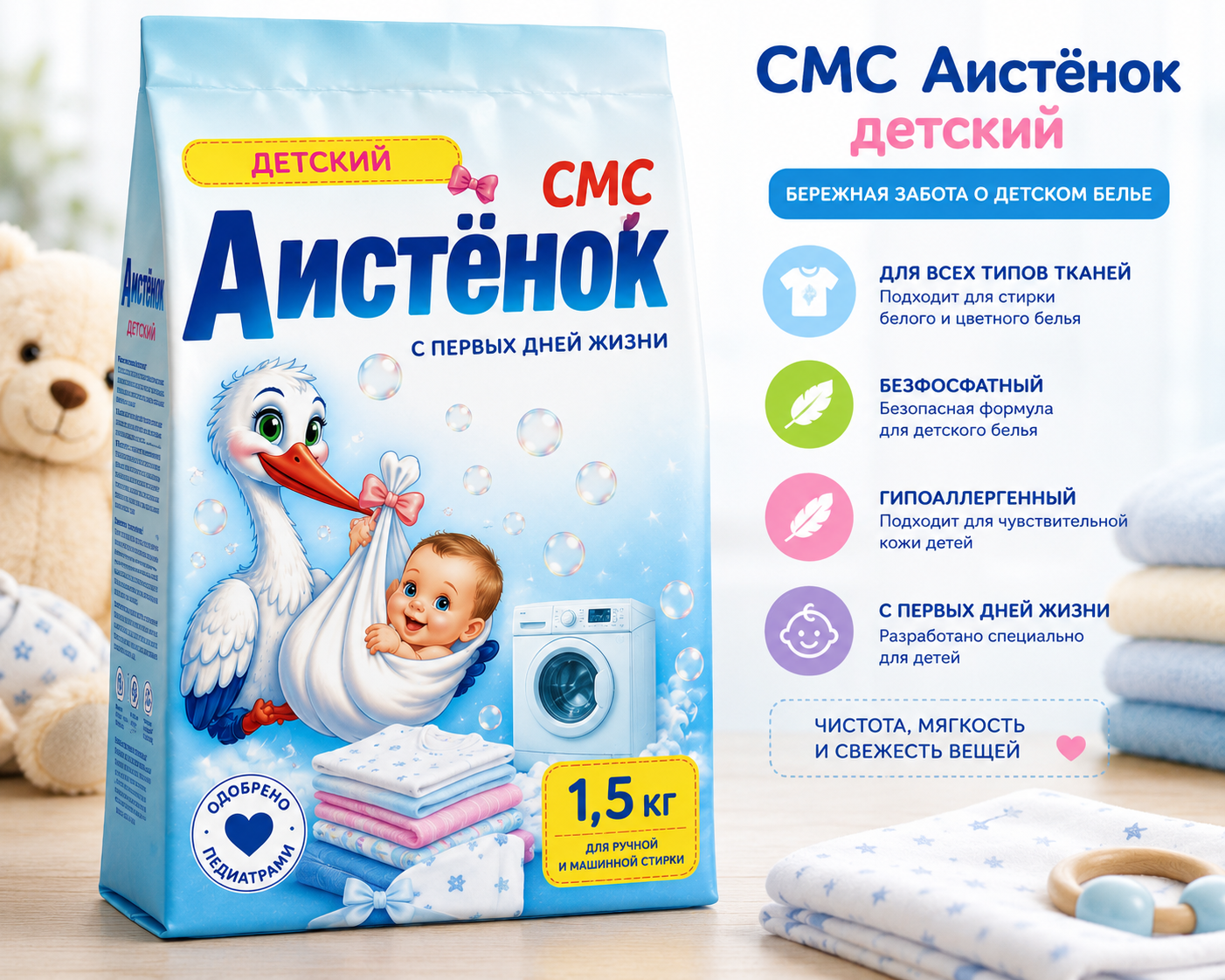 СМС Аистенок детский 1,5 кг