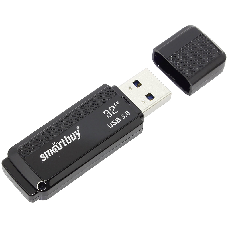 Память Smart Buy "Dock" 32GB, USB 3.0 Flash Drive, черный, 248796