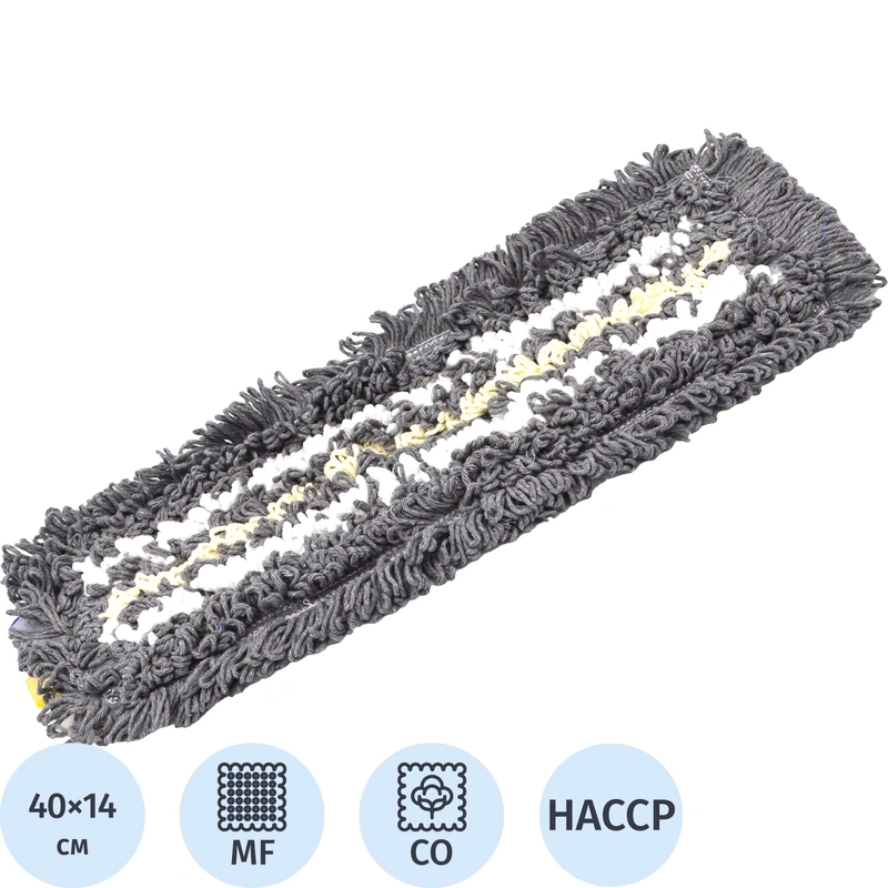 Насадка МОП 40*14см Эконом петельный комбинированный, EMVP-40-01, 397070, 1563191