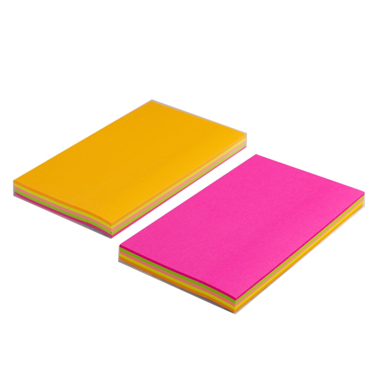 Блок самоклеящийся 76*125мм 100л Alingar, неон, 4 цвета, AL6569, 66956