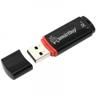 Память 32GB Smart Buy "Grown" USB 2.0 Flash Drive, черный, 244813