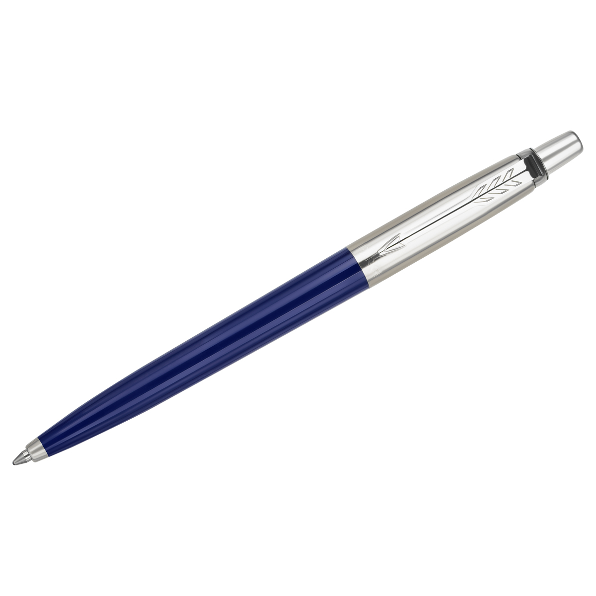 Ручка шариковая Parker "Jotter Originals Recycled Navy CT" 1,0мм синяя, кнопочн., подарочная упаковк