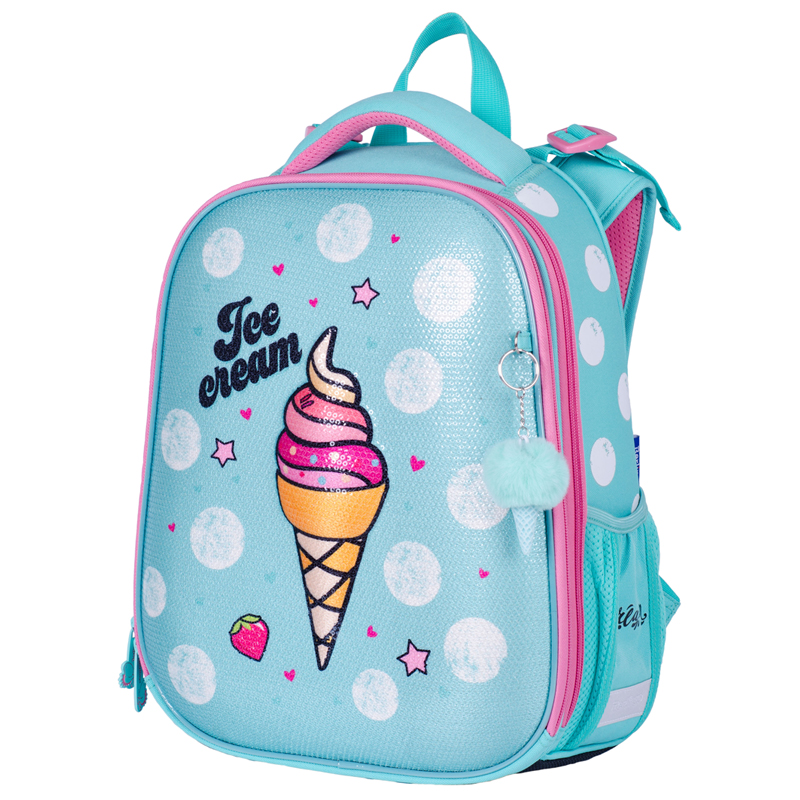Ранец Berlingo Expert "Tasty ice cream" 37*28*16см, 2 отделения, 2 кармана, анатом спинка, 297519