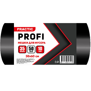 Мешки для мусора 35л*20шт Practic "Profi" 1/40,  714605, Россия