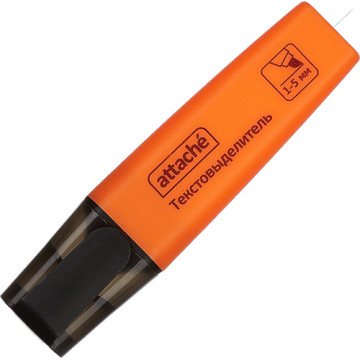 Маркер выделитель текста Attache Colored 1-5мм оранжевый, 1/12, 629204