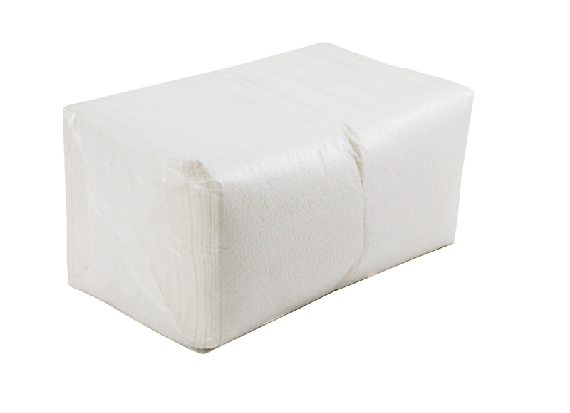 Салфетки бум 24*24см 1-сл белые 200л, целлюлозные, 1/24, 396871