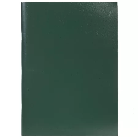 Тетрадь А4 96л клетка Hatber бумвинил, зеленая, 086715