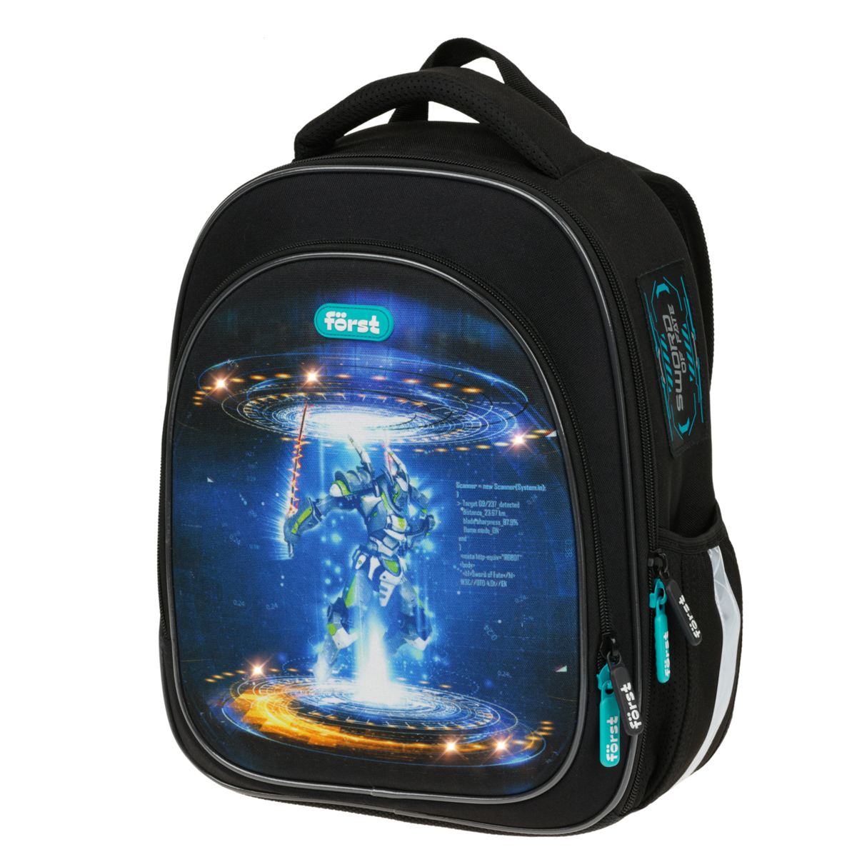 Ранец Forst F-Light "Neo future" 37*28*16см, 2 отделения, 2 кармана, анатомическая спинка, 349586