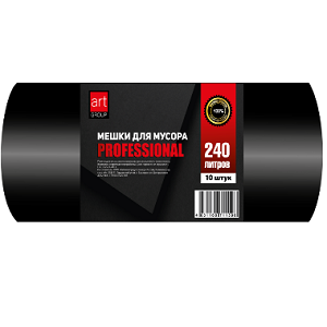 Мешки для мусора 240л*10шт Professional плотные, 1/20, 711596