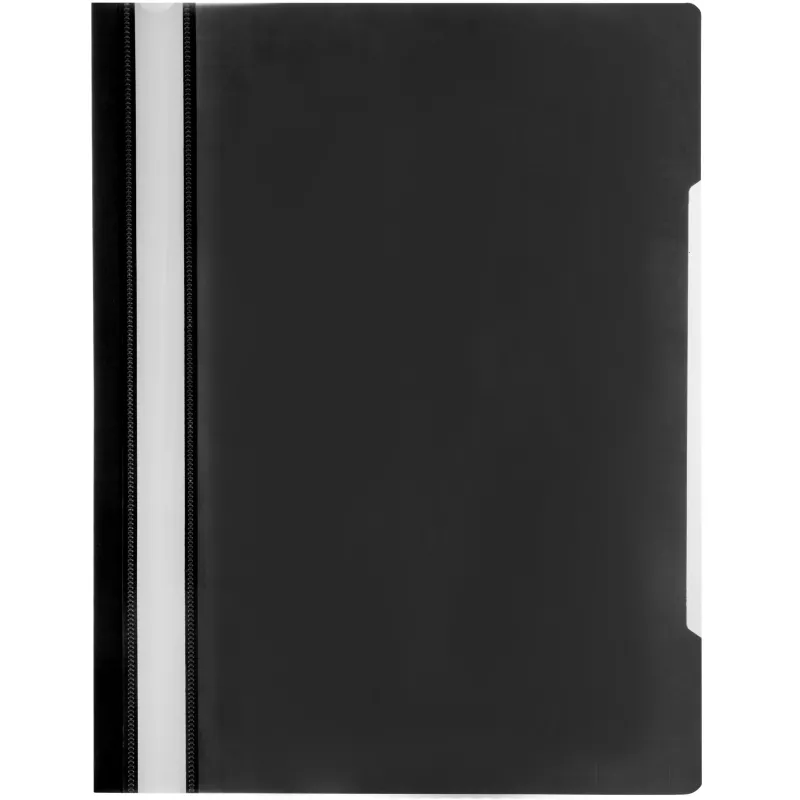Папка-скоросшиватель пластик А4 Attache Элементари 150/180мкм, черная, 1/10, 1547358