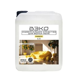 Средство для мытья полов Вэко "Лимон Спешл" 5л, концентрат, 396084