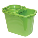Ведро 9,5 л, с отжимом (сетчатый), пластик, зеленый (моп 602584, -585) IDEA, М 2421, 602545, 301312