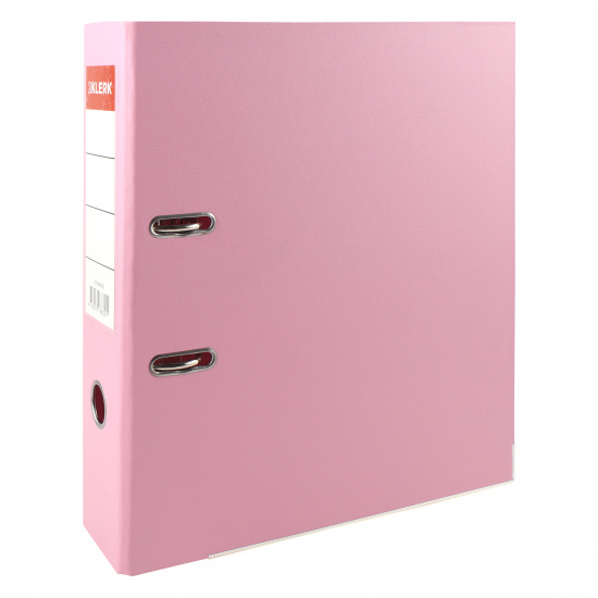 Сегрегатор А4 Klerk 50мм РОЗОВЫЙ ПВХ с карманом на корешке, 2-стор, 205996/48, 398326