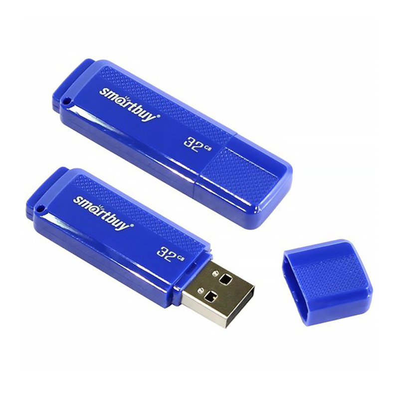 Память 32Gb, Smart Buy "Dock" , USB 2.0 Flash Drive, синий, 248797