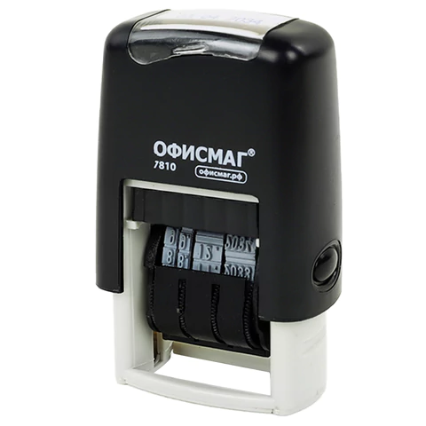 Датер-мини ОФИСМАГ Printer 7810 BANK, месяц цифрами, оттиск 22*4мм, 271926
