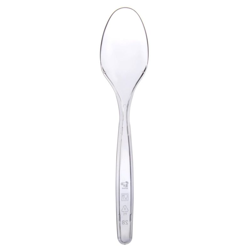 Ложка одноразовая столовая прозрачная, 50 шт, 1/50, 395736