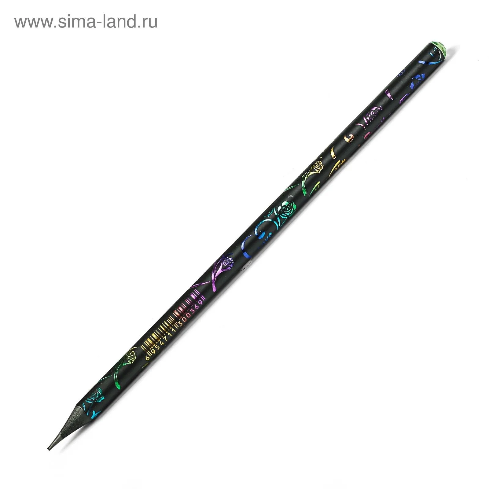 Карандаш чернографитный HB со стразой