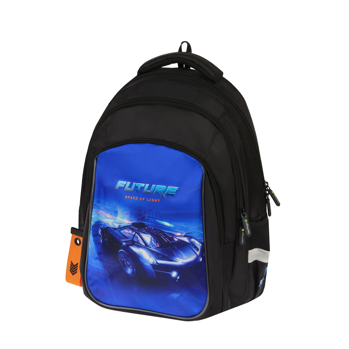 Рюкзак Berlingo Comfort "Speed of light" 38*27*18см, 3 отдел, 3 кармана, эргоном спинка, 351752