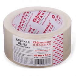 Клейкая лента 48мм*60м прозрачная Universal 38мкм 1/36 391109, Россия