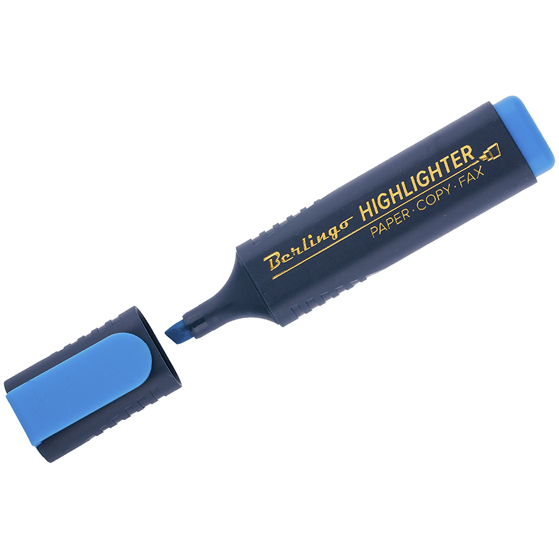 Текстовыделитель Berlingo "Textline HL500". голубой, 1-5мм, 1/12, 241046/T7015