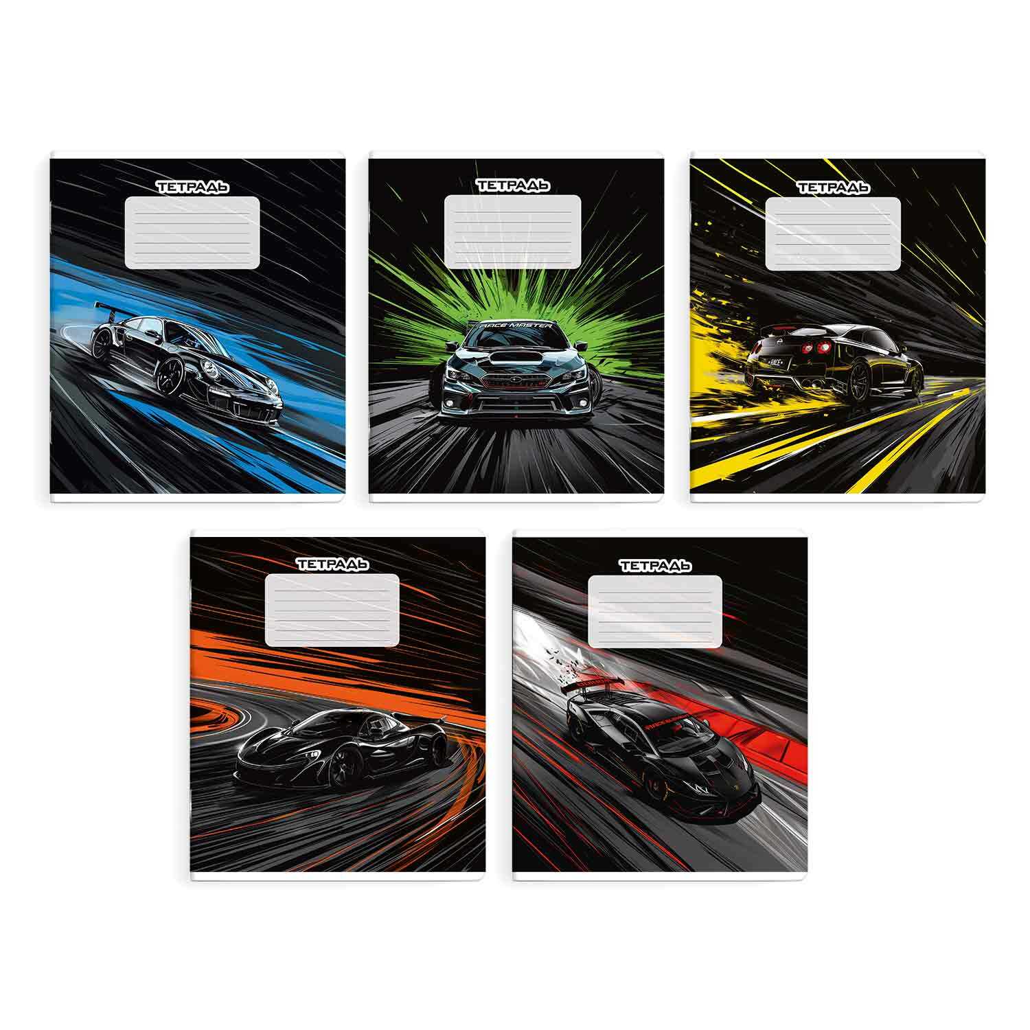 Тетрадь А5 12л клетка Феникс "НЕОНОВЫЕ ТАЧКИ", 68528