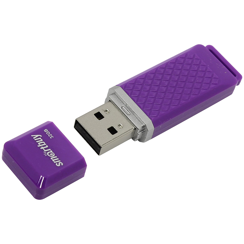 Память 8Gb, Smart Buy "Quartz" USB 2.0 Flash Drive, фиолетовый, SB8GBQZ-V, 222383
