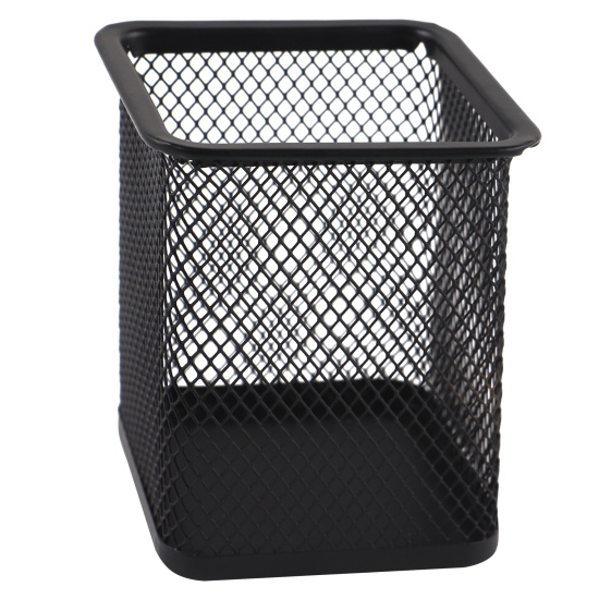 Подставка-стакан KLERK металлическая, 1 отделение, черная, 183004