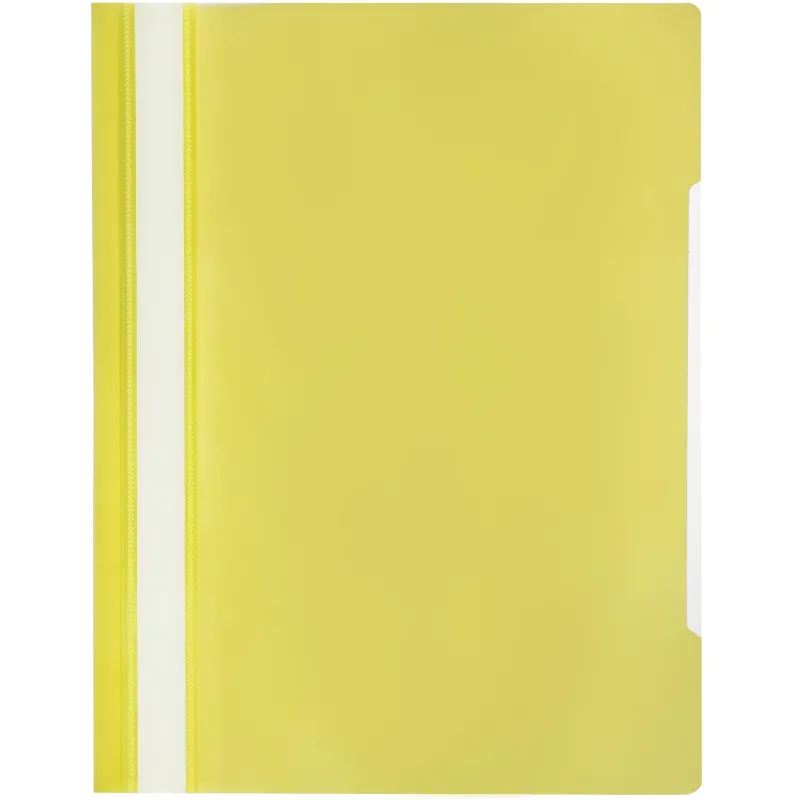 Папка-скоросшиватель пластик А4 Attache Элементари 150/180мкм, желтая, 1/10, 1547353