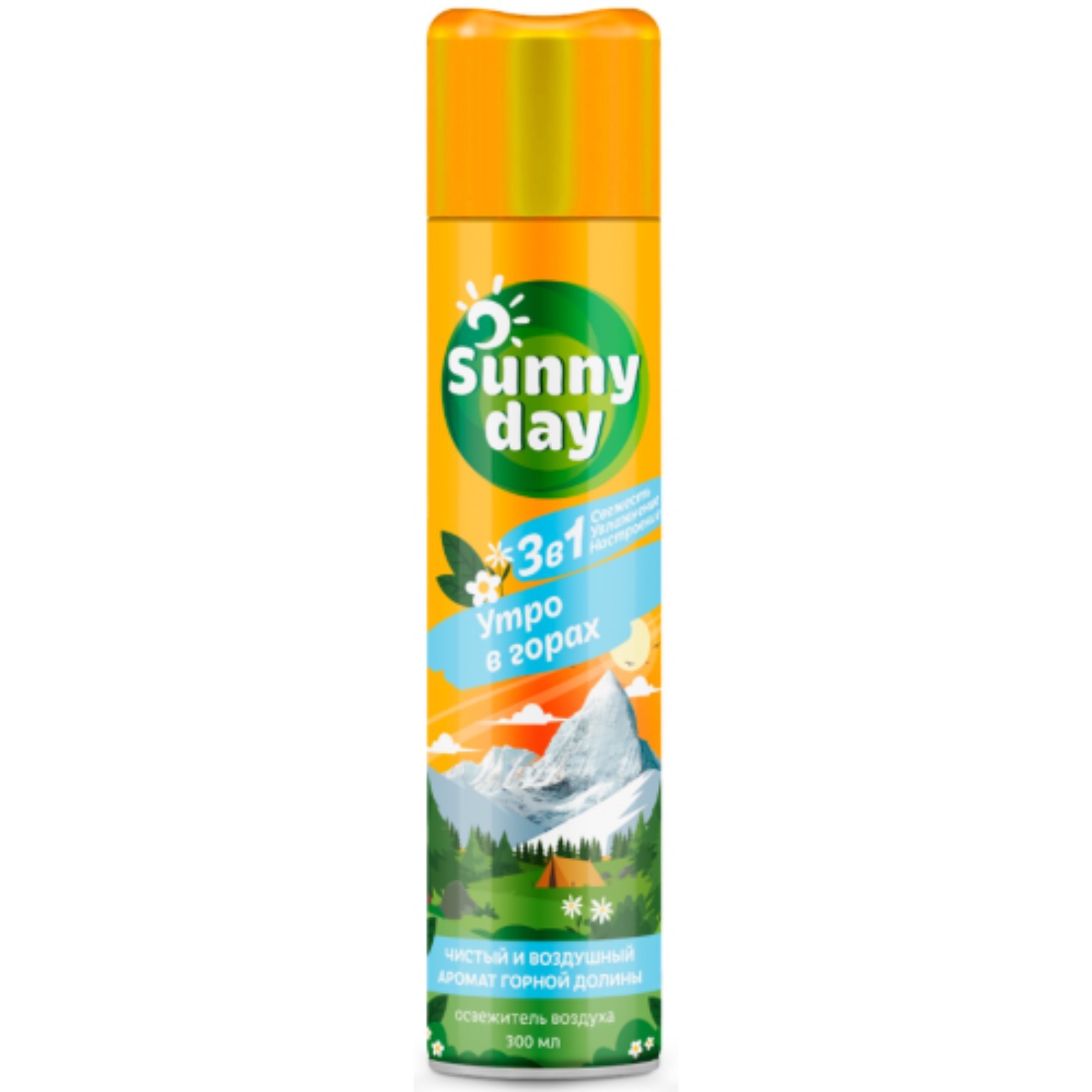 Освежитель воздуха Sunny Day "Утро в горах" 300мл, 1/12, 397134