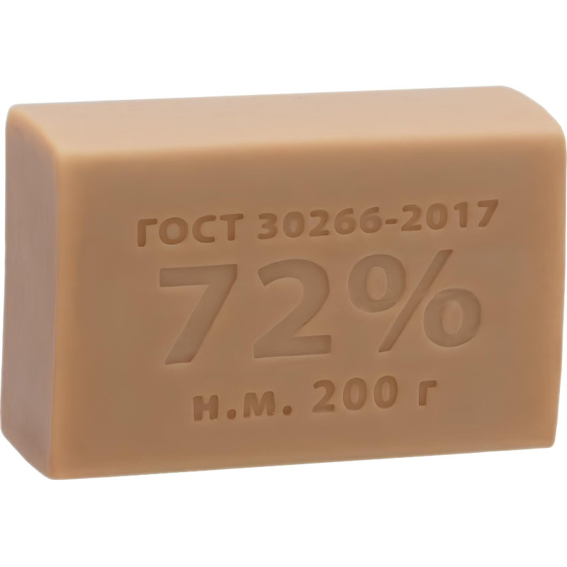 Мыло хозяйственное 200гр КМЗ, 72%, п/п, 1977035