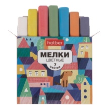 Мелки -Городок- 7 цв. в картонной коробке
