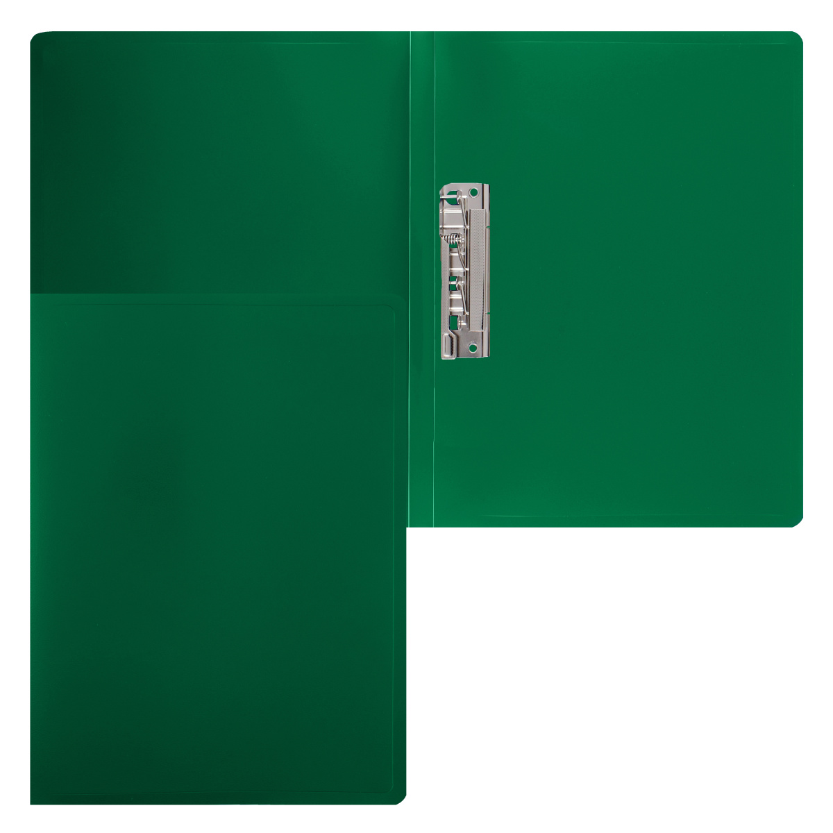 Папка с зажимом KLERK Premium А4 15мм 500мкм, зеленая, 213877