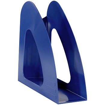 Лоток д/бумаг вертикальный OfficeSpace Basic синий VH_37713/314945