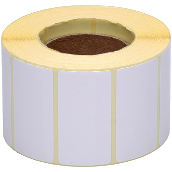 ТермоЭтикетка 47*25мм белая Akzent ЭКО, 1000шт., 275650