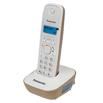 Телефон Panasonic KX-TG1611RUJ (радиотелефон), цвет бежевый, 262042