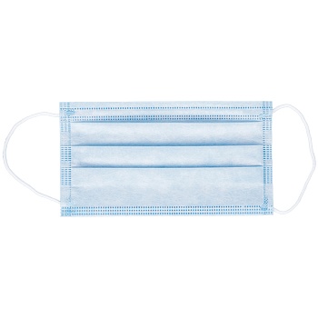 Маска медицинская, 3-х слойная, одноразовая, 50шт/уп, OfficeClean, 299742