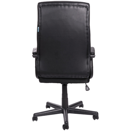 Кресло руководителя Helmi HL-Е28 "Approved", экокожа черная, 297332