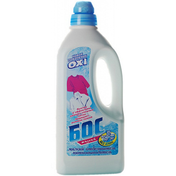 БОС- ЖИДКИЙ, 1,2л, отбеливатель/пятновыводитель (без хлора), 1/10