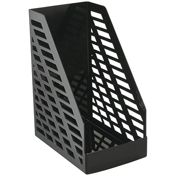 Лоток д/бумаг вертикальный СТАММ "XXL", шир. 160мм, полипроп., черн, ОФ333, 231345, 235768, 324971