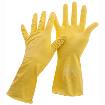 Перчатки резиновые "OfficeClean Универсальные" р-р "XL" желтые. ХОЗ  1/240 248568/248568/Н