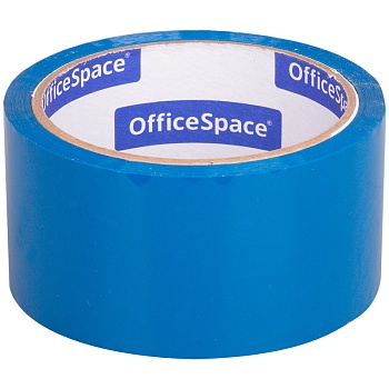 Клейкая лента 48мм*40м синяя OfficeSpace 45мкм упаковочная КЛ_6290 1/36 212007