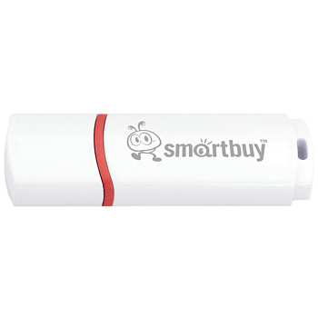 Память 32Gb, Smartbuy "Crown" USB 2.0, Flash Drive, белый, SB32GBCRW-W, 218761