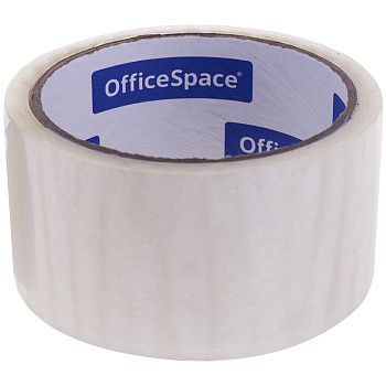 Клейкая лента 48мм*40м OfficeSpace критально-чистая 38мкм упаковочная 205467