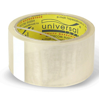 Клейкая лента 48мм*150м прозрачная Universal 1/18 391108